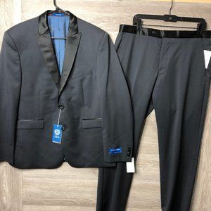 Vince Camuto 42Sx35W Slim Fit 2 Piece Tuxedo GREY